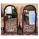 Ethan Allen Georgian Court Cherry Domed Mirrors