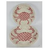 Mud Pie Ceramic Crab Serving Bowls