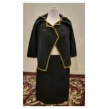 Marco Polo Wool Cape Skirt Suit (12)