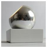 Hollywood Regency Chrome Ball Table Lamp