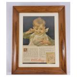 1915 Kellogg's Corn Flakes Ad Print
