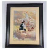 'Heavenly Grafiti' Clown Print By R. Owen