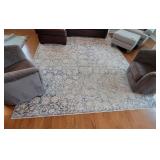 Ralph Lauren Blue Floral Area Rug