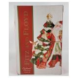 Fitz & Floyd Christmas Santa Cookie Jar NIB