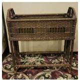 Wicker Plant Stand