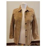 Bernardo Tan Suede Jacket (S)