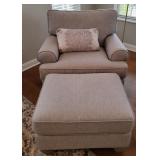 Braxton Culler Fabric Lounge Chair & Ottoman