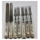 Antique Fish Forks & Knives (7)