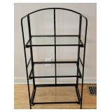 3-Tier Glass Metal Baker's Rack Shelf