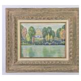Impressionistic Landscape Painting By F. Ingersoll