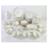German Easterling Spencerian Rose Dinnerware
