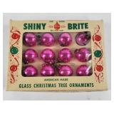 Shiny Brite Mini Glass Christmas Ornaments