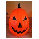 Blow Mold Lighted Halloween Pumpkin Jack-O-Lantern