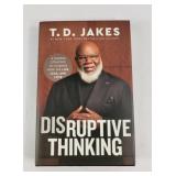 'Disruptive Thinking' By T.D. Jakes Signed (2023)