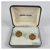Pierre Cardin Coin Cufflink Set