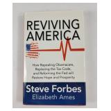'Reviving America' By Steve Forbes Signed (2016)