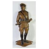 WWI Cast Metal Gen. Pershing Wall Art - 1968