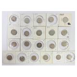 1907-1912 U.S. Liberty Head 'V' Nickels (21)