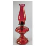 Aguila Mexico Red Glass Kerosene Lantern