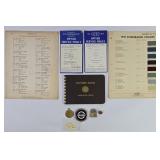 1950's Studebaker Color Guide, Tool Tag & Badges +