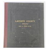 1921 Standard Atlas & Plat Book LaPorte, IN