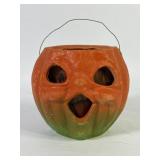 Vintage Halloween Pulp Jack-O-Lantern Pumpkin