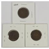 1864 United States Two Cent Piece Coins