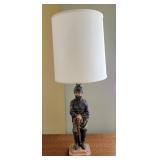 Civil War Union Soldier Table Lamp