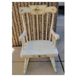 Child's Wood Rocking Chair