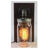 Ball Jar Rustic Industrial Wall Sconce
