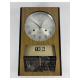 Seiko 30-Day Time Dater Mechanical Wall Clock
