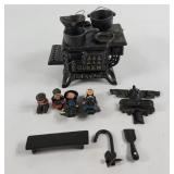 Cast Iron 'Queen' Mini Stove w/ Accessories (13)