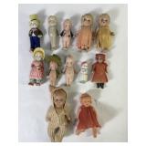Vintage Japanese Bisque + Kewpie + Dolls