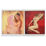 1953 & 1960 Marilyn Monroe & Female Nude Pin-Ups