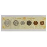1960 U.S. Silver Proof Coin Set In Lucite Holder