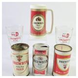 Drewrys Beer Memorabilia Glassware- South Bend IN