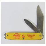 Coca Cola 'Chicago World's Fair' Pocket Knife