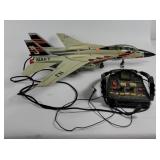New Bright F-14 USS Kitty Hawk R/C Toy Jet