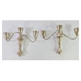 Sterling Weighted Candelabra Candle Holders