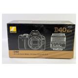 NIKON D40 Digital SLR Camera Kit NEW