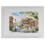 'La Petite Maison des Tanneurs' Print By Voz