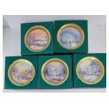 Kinkade Blessings Of Christmas+ Plates (5)