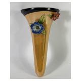 Noritake Lusterware Floral Wall Pocket - Japan