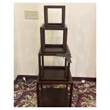 Wooden Cubist Nesting Tables (4)