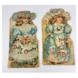'Dolly At The Seaside' + Die Cut Books Ca. 1890