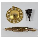 South Africa Pendant, Lions Club Tie Clip+ (3)