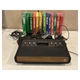 ATARI CX-2600 Video Game Console w/ 12 Games