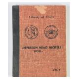 Library Of Coins- Jefferson Head Nickels Album