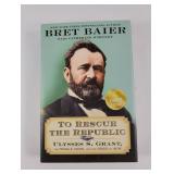 'Rescue The Republic' By Bret Baier Signed (2021)