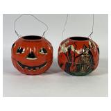 U.S. Metal Halloween Trick-Or-Treat Pumpkins